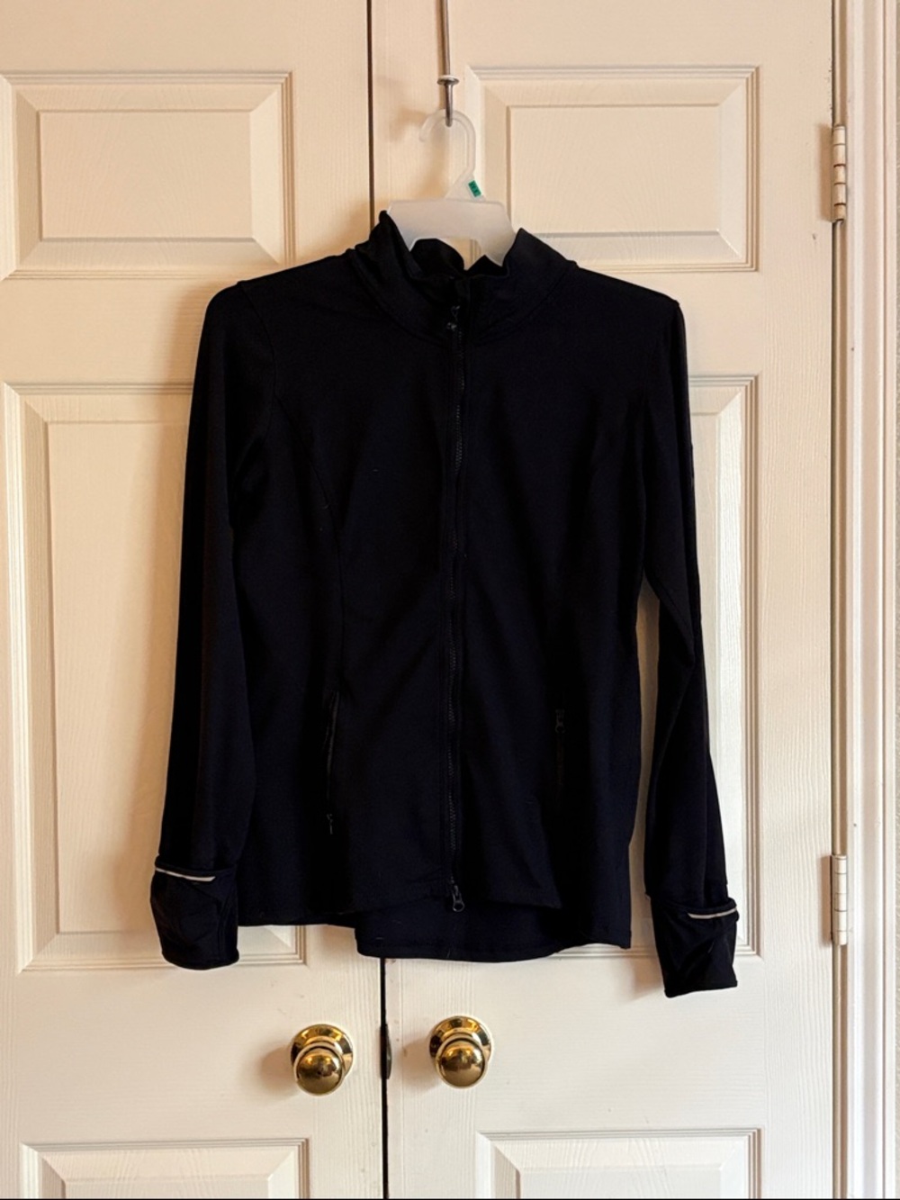Kirklands Women's Black Full-Zip Utility Jacket